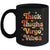 Thick Thighs Virgo Vibes Horoscope Melanin Black Women Mug | teecentury