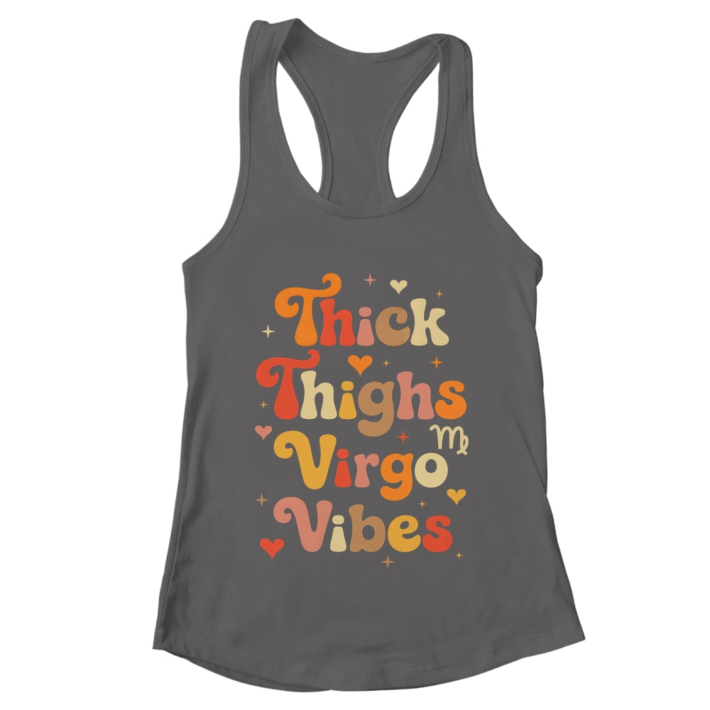 Thick Thighs Virgo Vibes Horoscope Melanin Black Women Shirt & Tank Top | teecentury