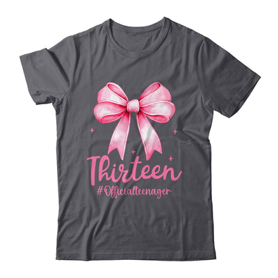 Thirteen Official Teenager Coquette 13th Birthday Girl Teen Shirt & Tank Top | teecentury