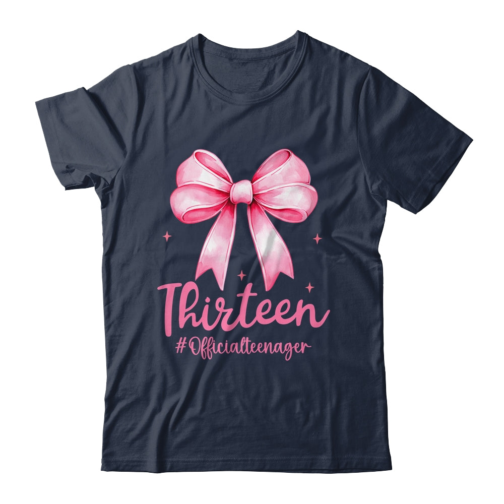 Thirteen Official Teenager Coquette 13th Birthday Girl Teen Shirt & Tank Top | teecentury