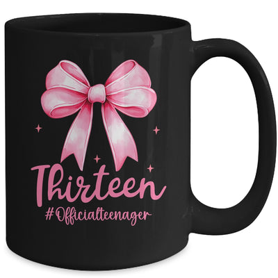 Thirteen Official Teenager Coquette 13th Birthday Girl Teen Mug | teecentury