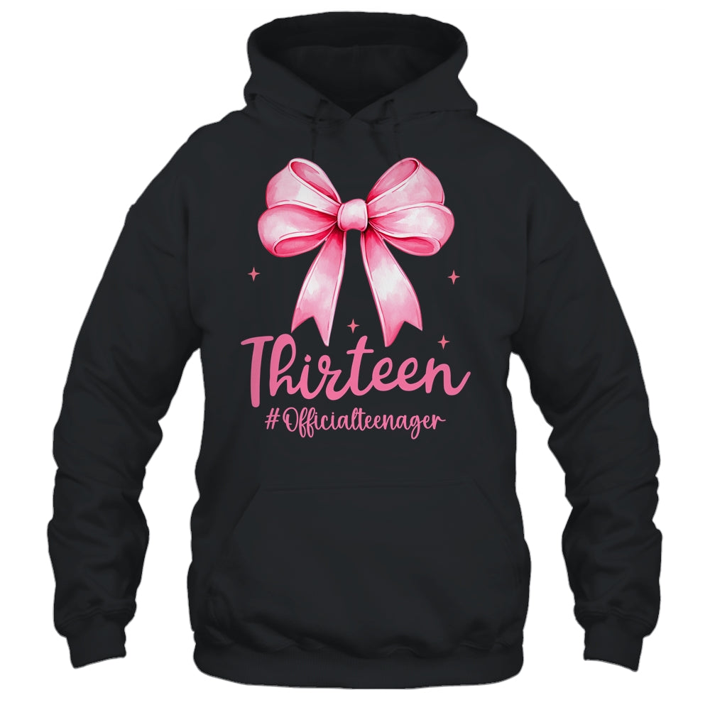 Thirteen Official Teenager Coquette 13th Birthday Girl Teen Shirt & Tank Top | teecentury