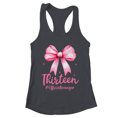Thirteen Official Teenager Coquette 13th Birthday Girl Teen Shirt & Tank Top | teecentury