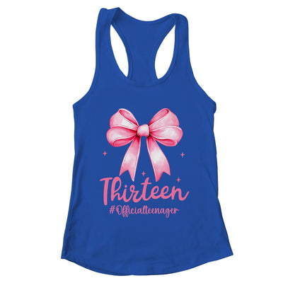 Thirteen Official Teenager Coquette 13th Birthday Girl Teen Shirt & Tank Top | teecentury