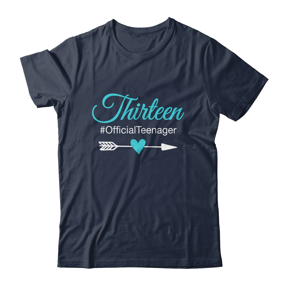 Thirteen Official Teenager Cute 13th Birthday Gift Girl Teen Shirt & Tank Top | teecentury