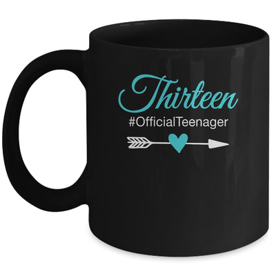 Thirteen Official Teenager Cute 13th Birthday Gift Girl Teen Mug | teecentury