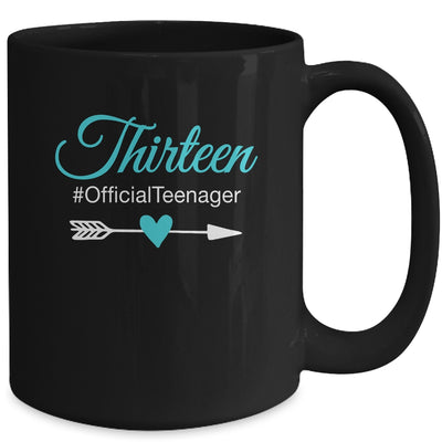 Thirteen Official Teenager Cute 13th Birthday Gift Girl Teen Mug | teecentury