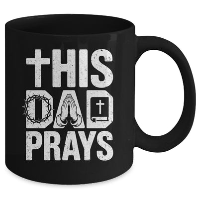 This Dad Pray Religious Vintage Father's Day Christian Daddy Mug | teecentury