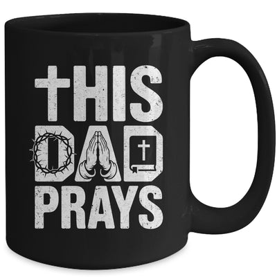 This Dad Pray Religious Vintage Father's Day Christian Daddy Mug | teecentury