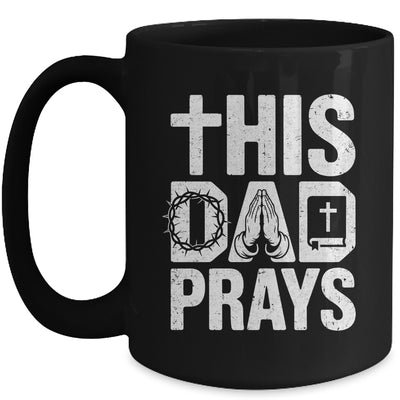This Dad Pray Religious Vintage Father's Day Christian Daddy Mug | teecentury