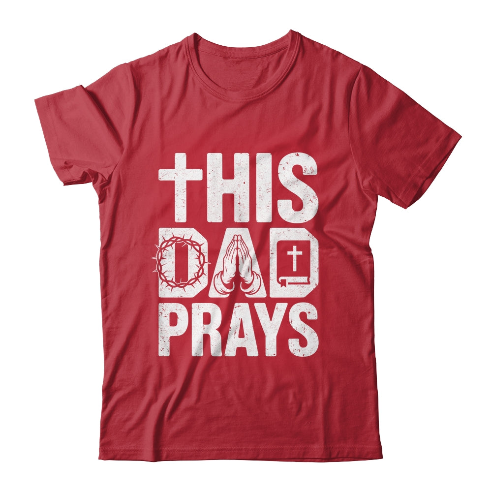 This Dad Pray Religious Vintage Father's Day Christian Daddy Shirt & Hoodie | teecentury