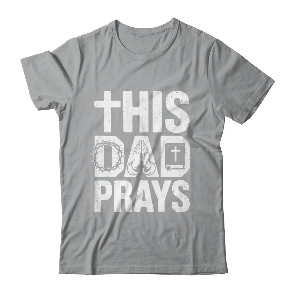 This Dad Pray Religious Vintage Father's Day Christian Daddy Shirt & Hoodie | teecentury