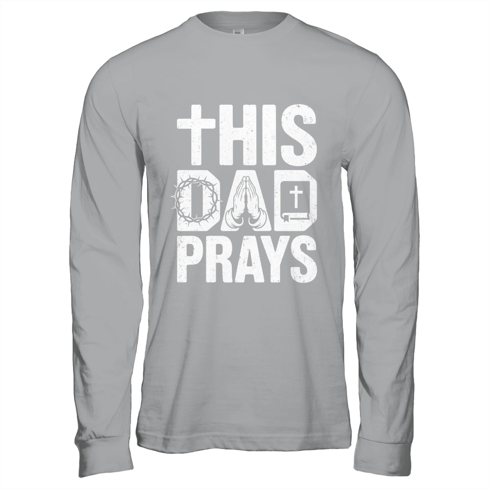 This Dad Pray Religious Vintage Father's Day Christian Daddy Shirt & Hoodie | teecentury
