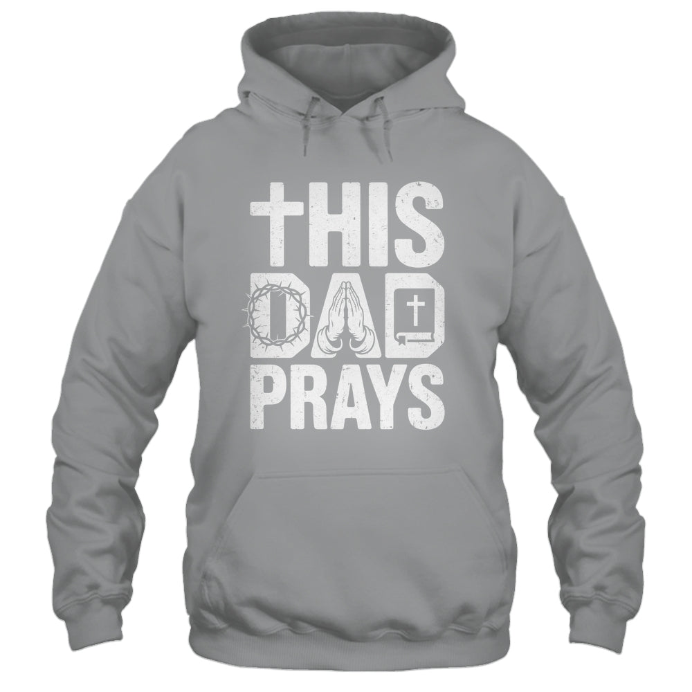 This Dad Pray Religious Vintage Father's Day Christian Daddy Shirt & Hoodie | teecentury