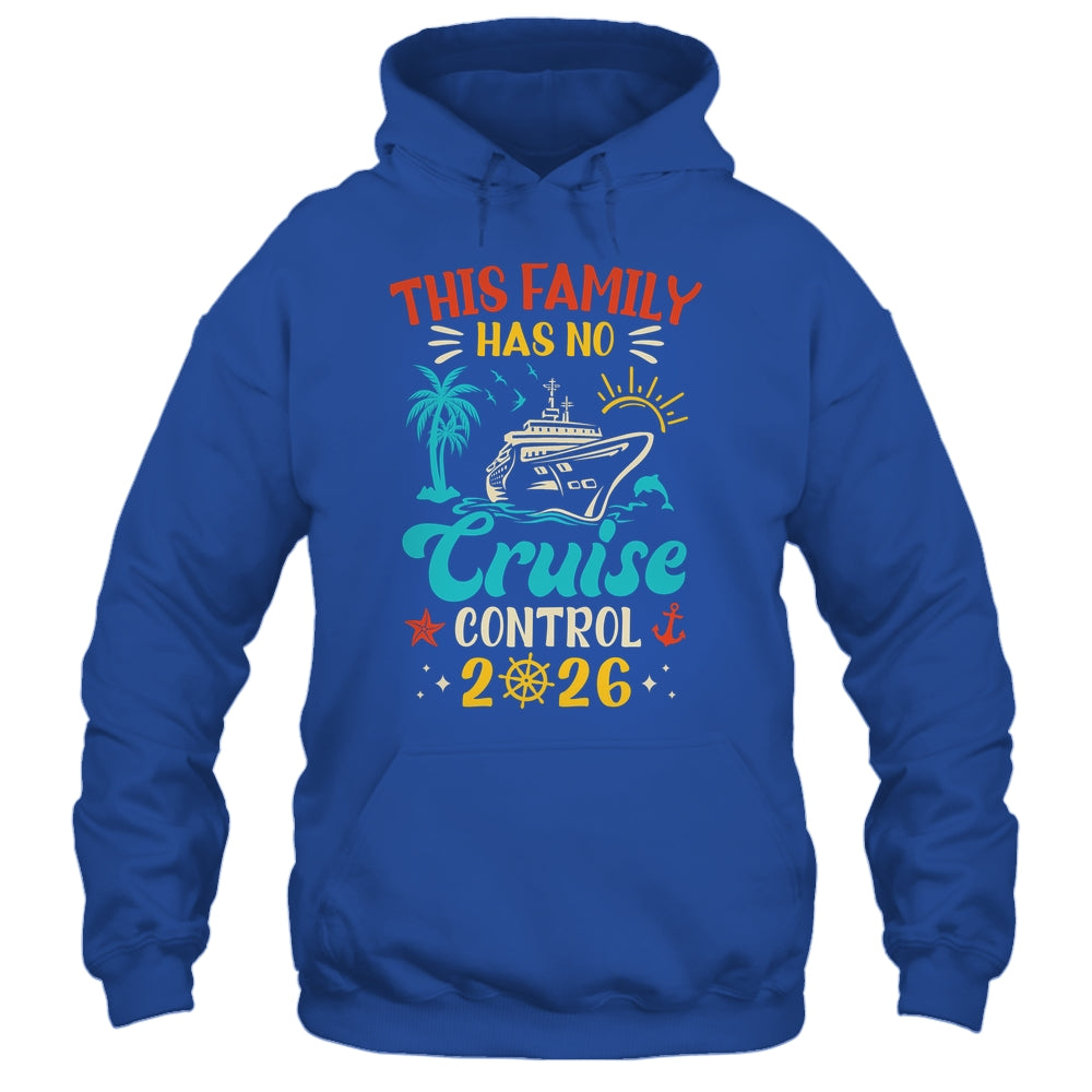 This Family Cruise Has No Control 2026 Matching Family Group Shirt & Tank Top | teecentury