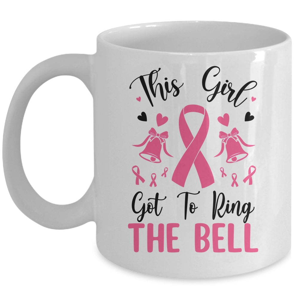 This Girl Got To Ring The Bell Breast Cancer Survivor Ceramic Mug