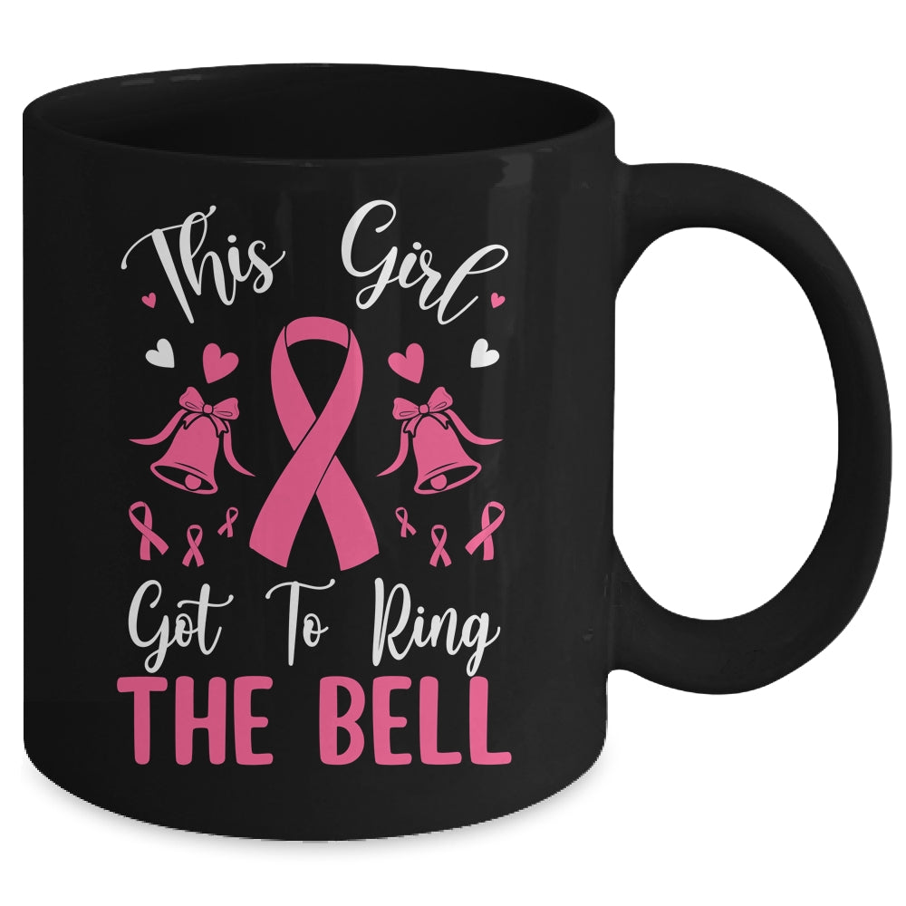 This Girl Got To Ring The Bell Chemo Grad Breast Cancer Mug | teecentury