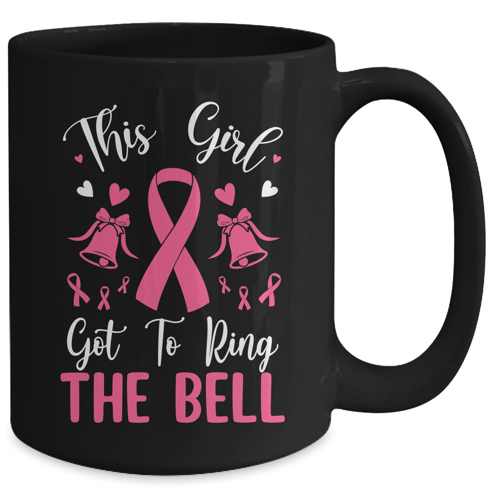 This Girl Got To Ring The Bell Chemo Grad Breast Cancer Mug | teecentury