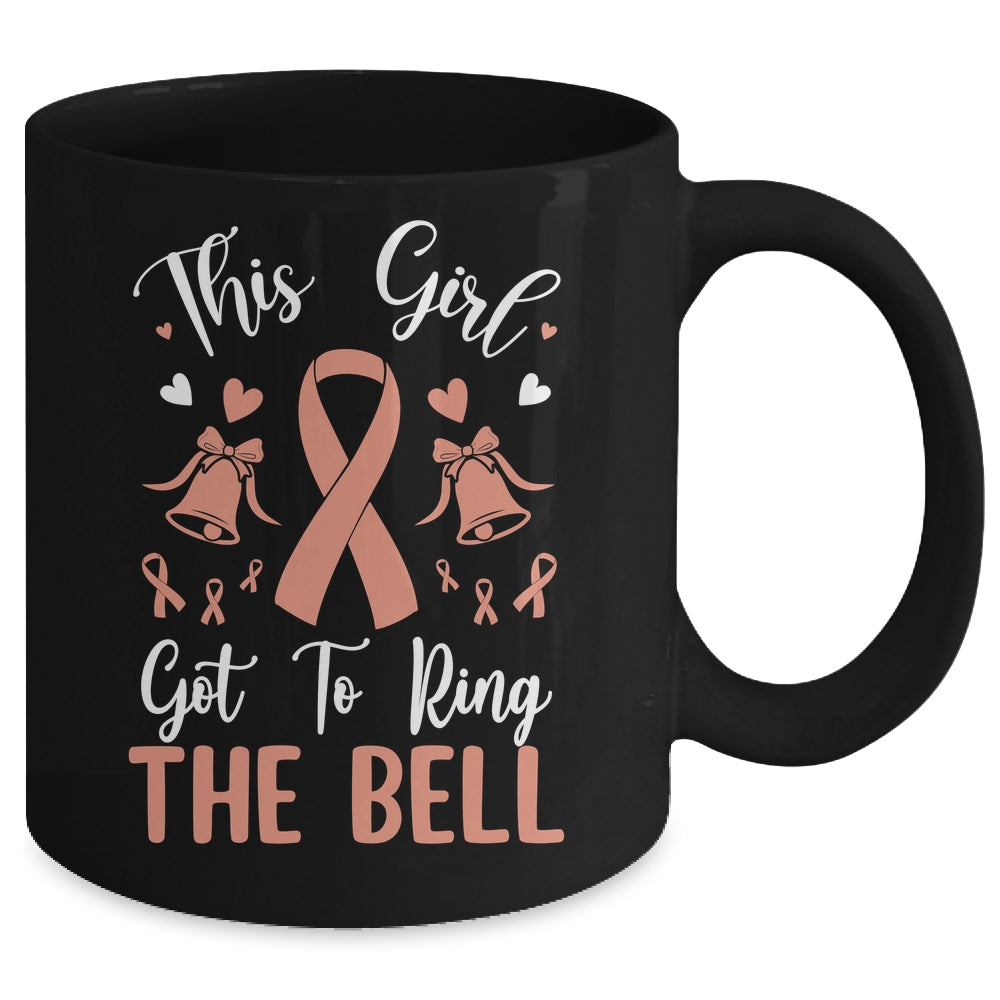 This Girl Got to Ring the Bell Chemo Grad Uterine Cancer Mug | teecentury