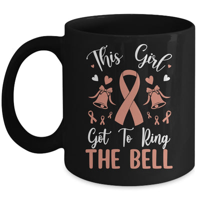 This Girl Got to Ring the Bell Chemo Grad Uterine Cancer Mug | teecentury
