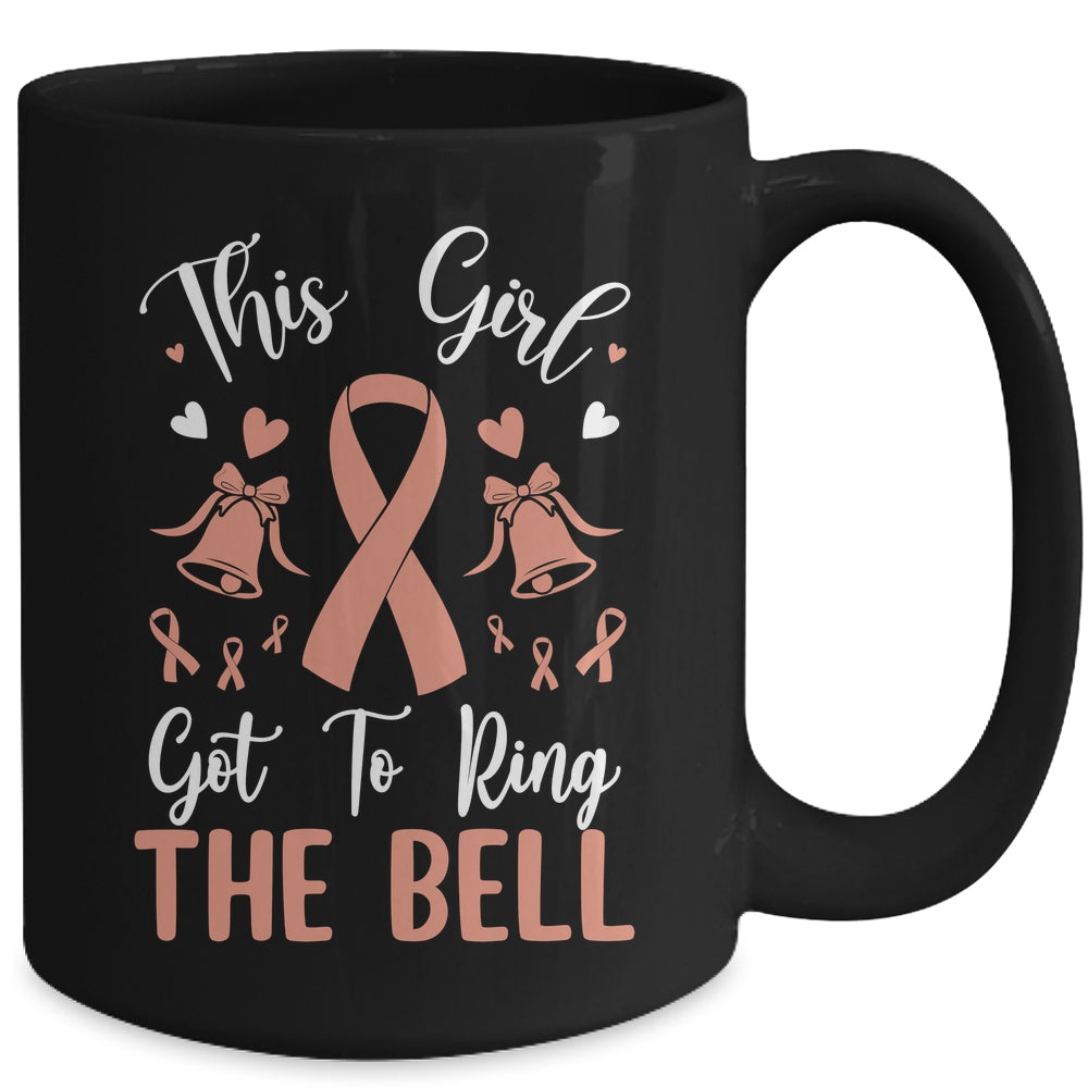 This Girl Got to Ring the Bell Chemo Grad Uterine Cancer Mug | teecentury