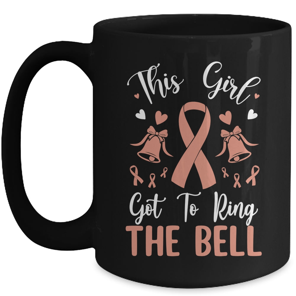 This Girl Got to Ring the Bell Chemo Grad Uterine Cancer Mug | teecentury