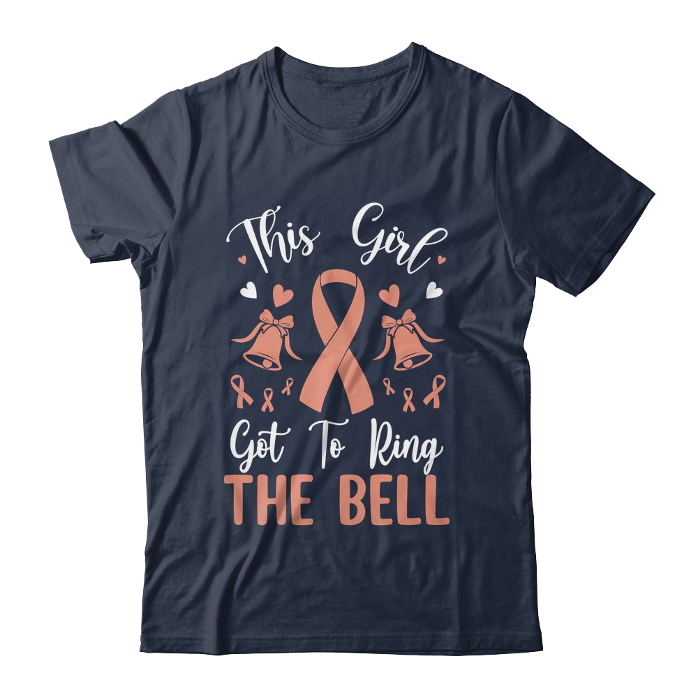 This Girl Got to Ring the Bell Chemo Grad Uterine Cancer Shirt & Hoodie | teecentury