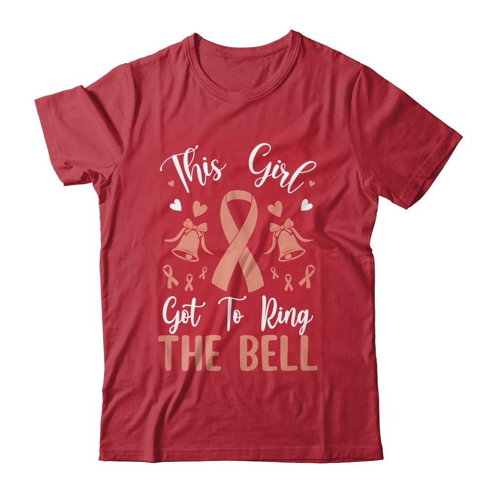 This Girl Got to Ring the Bell Chemo Grad Uterine Cancer Shirt & Hoodie | teecentury