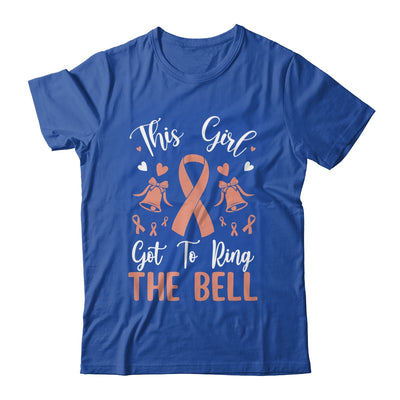 This Girl Got to Ring the Bell Chemo Grad Uterine Cancer Shirt & Hoodie | teecentury