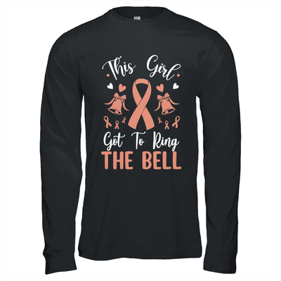 This Girl Got to Ring the Bell Chemo Grad Uterine Cancer Shirt & Hoodie | teecentury