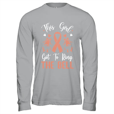 This Girl Got to Ring the Bell Chemo Grad Uterine Cancer Shirt & Hoodie | teecentury