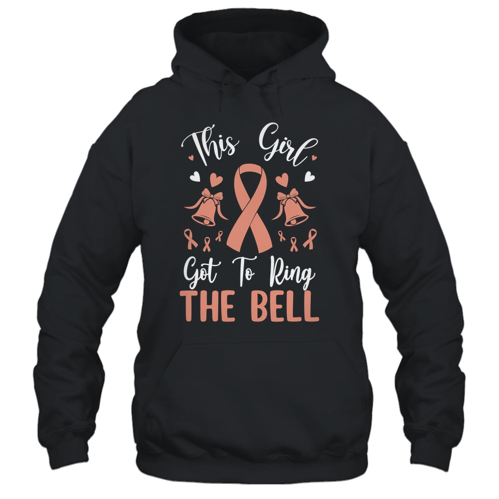 This Girl Got to Ring the Bell Chemo Grad Uterine Cancer Shirt & Hoodie | teecentury
