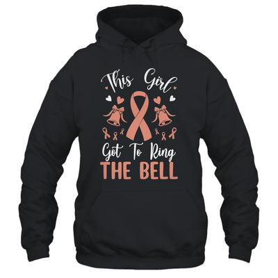 This Girl Got to Ring the Bell Chemo Grad Uterine Cancer Shirt & Hoodie | teecentury