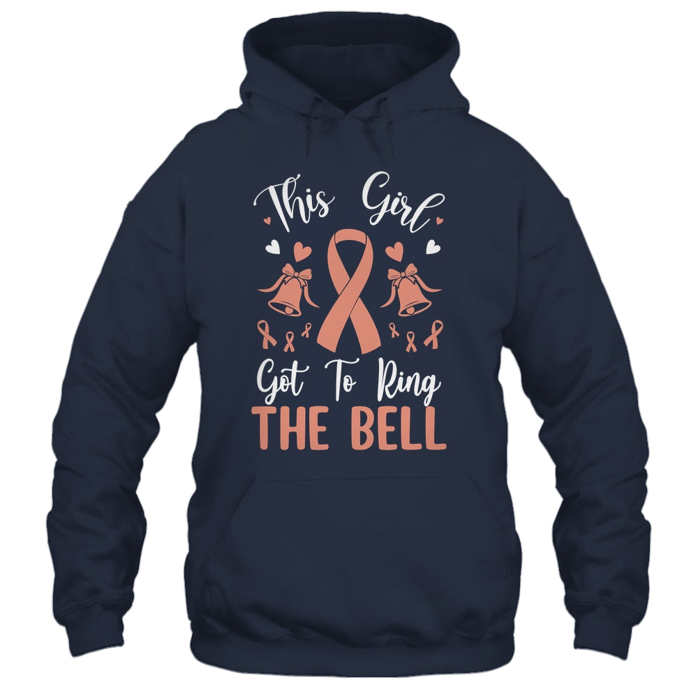 This Girl Got to Ring the Bell Chemo Grad Uterine Cancer Shirt & Hoodie | teecentury