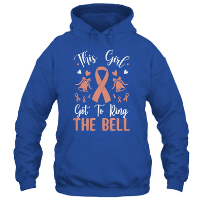 This Girl Got to Ring the Bell Chemo Grad Uterine Cancer Shirt & Hoodie | teecentury