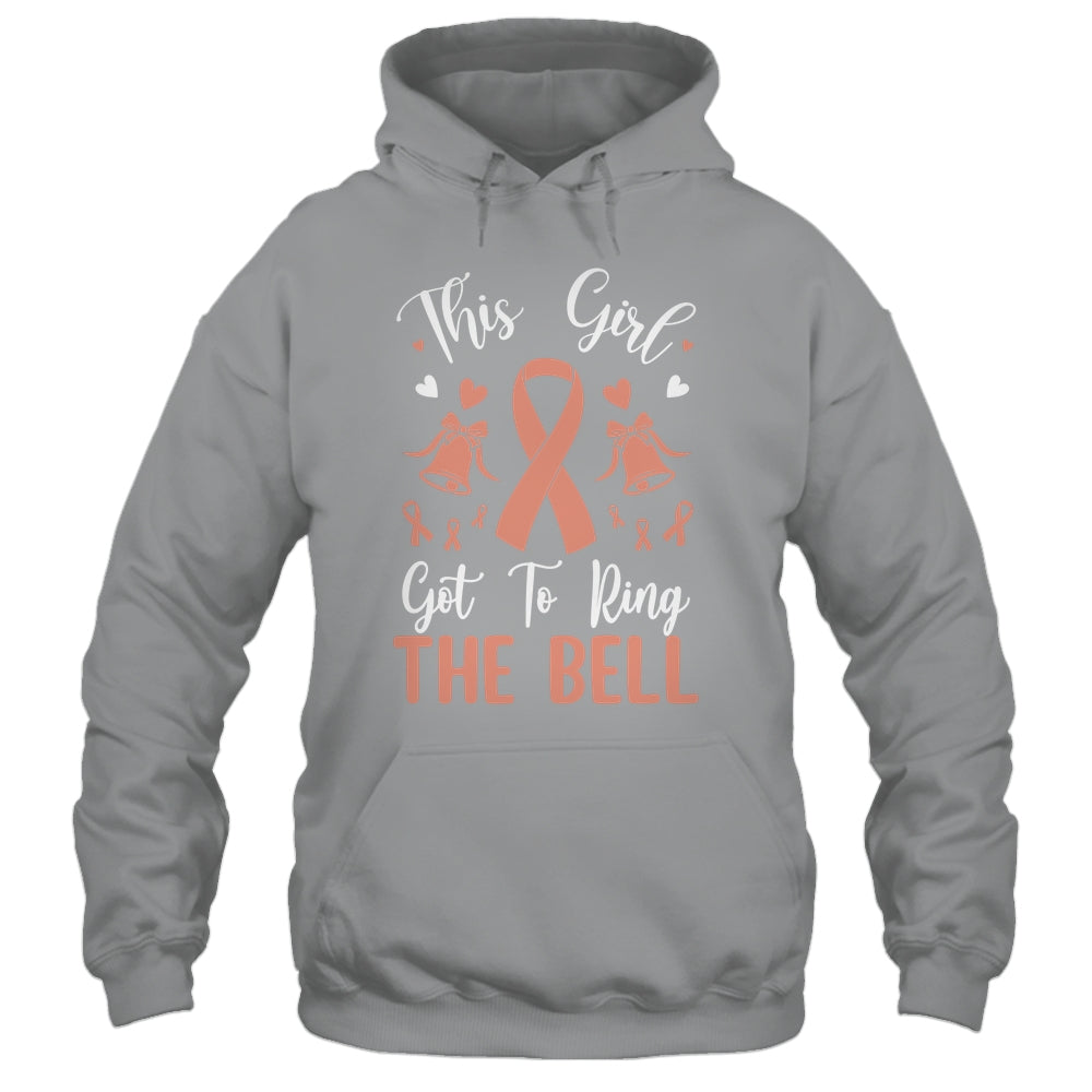 This Girl Got to Ring the Bell Chemo Grad Uterine Cancer Shirt & Hoodie | teecentury