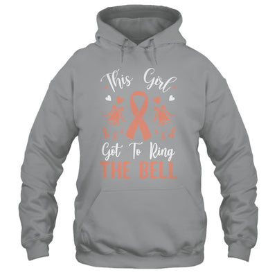 This Girl Got to Ring the Bell Chemo Grad Uterine Cancer Shirt & Hoodie | teecentury