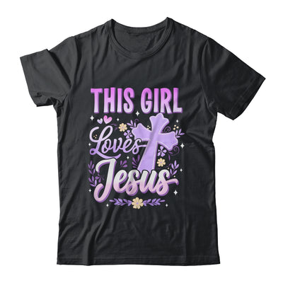 This Girl Loves Jesus Cute Christian Girl God Religious Shirt & Hoodie | teecentury