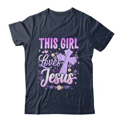 This Girl Loves Jesus Cute Christian Girl God Religious Shirt & Hoodie | teecentury