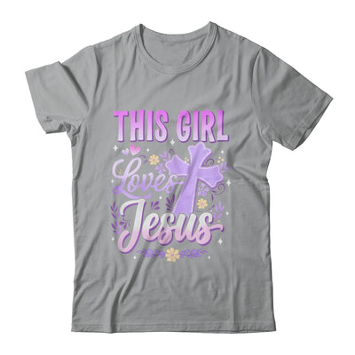 This Girl Loves Jesus Cute Christian Girl God Religious Shirt & Hoodie | teecentury