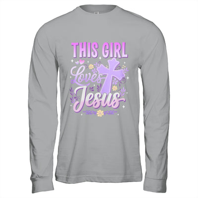 This Girl Loves Jesus Cute Christian Girl God Religious Shirt & Hoodie | teecentury