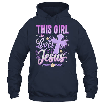This Girl Loves Jesus Cute Christian Girl God Religious Shirt & Hoodie | teecentury