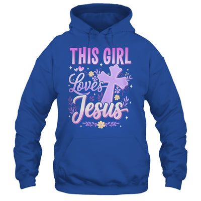 This Girl Loves Jesus Cute Christian Girl God Religious Shirt & Hoodie | teecentury