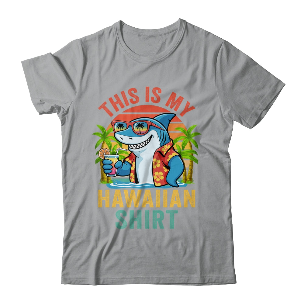 This Is My Hawaiian Shirt Tropical Luau Shark Costume Hawaii Shirt & Hoodie | teecentury