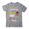 This Is My Lucky Bingo Birthday Funny Bingo Gnome Shirt & Tank Top | teecentury