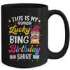 This Is My Lucky Bingo Birthday Funny Bingo Gnome Mug | teecentury