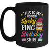 This Is My Lucky Bingo Birthday Funny Bingo Gnome Mug | teecentury