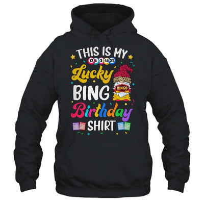 This Is My Lucky Bingo Birthday Funny Bingo Gnome Shirt & Tank Top | teecentury