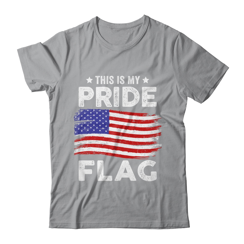 This Is My Pride Flag USA American 4th Of July Patriotic Shirt & Tank Top | teecentury