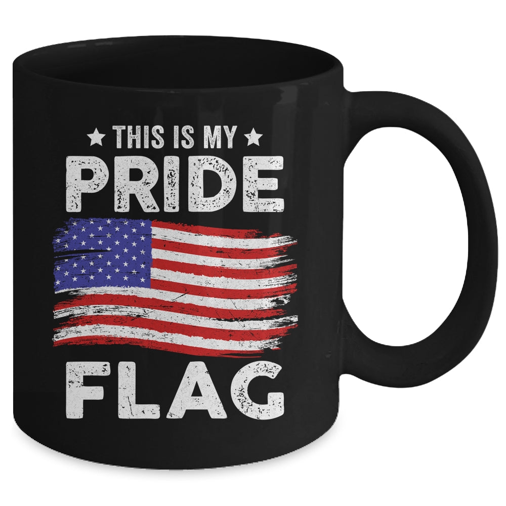 This Is My Pride Flag USA American 4th Of July Patriotic Mug | teecentury